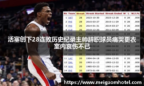 xingkong.com活塞创下28连败历史纪录主帅辞职球员痛哭更衣室内哀伤不已